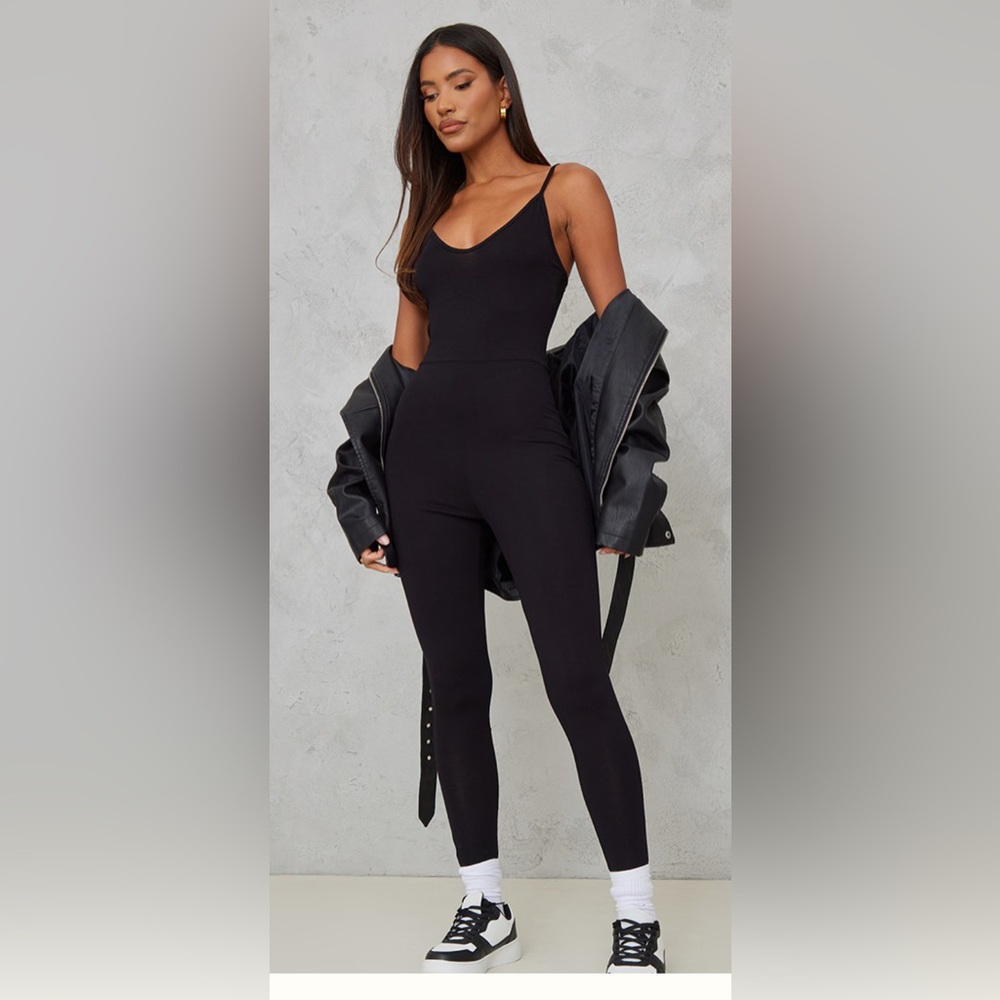 Elegant Black Women's Jumpsuit pretty little thing size 12